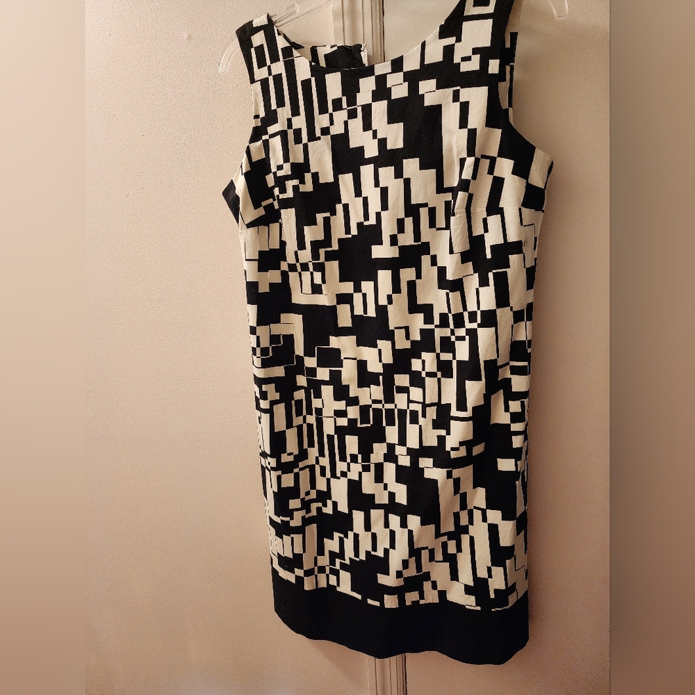 Apt. 9 Black and White Midi Dress for Cocktail